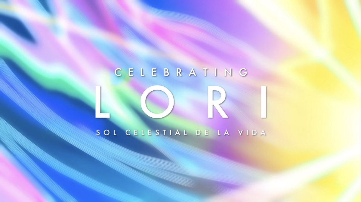 Celebrating Lori - Sol Celestial de la Vida: title card from the reveal video